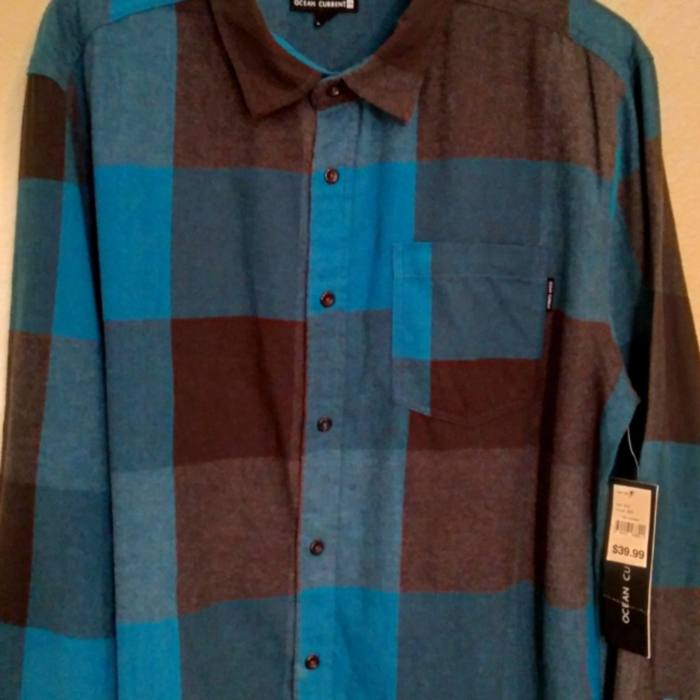 Men's XL Ocean Current button down.